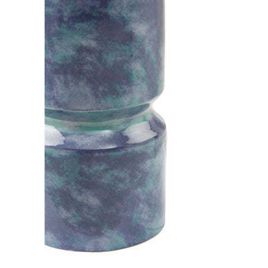 Ciano Large Earthenware Teal Vase