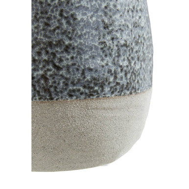 Caldera Large Speckled Stoneware Grey Contemporary Plant Pot
