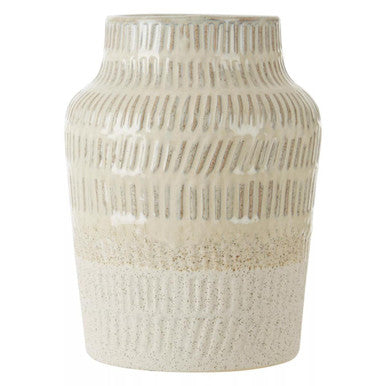 Steen Small Stoneware White Vase