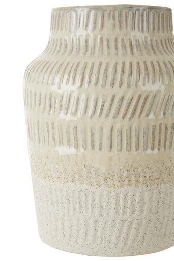Steen Small Stoneware White Vase