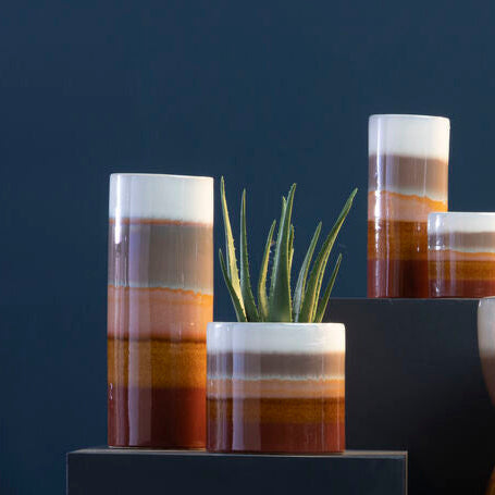 Sorrell Large White Contemporary Planter