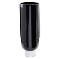 Callie Black & Silver Small Pedestal Vase