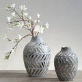 Helaine Grey & Silver Small Vase