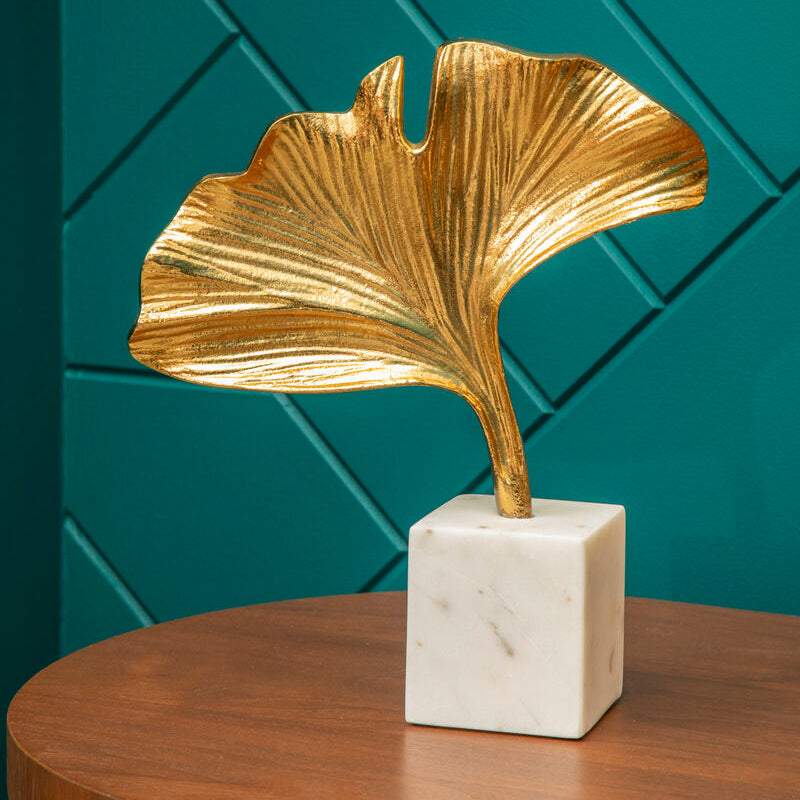 Mirano Gold Ginkgo Sculpture