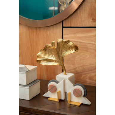 Mirano Gold Ginkgo Sculpture