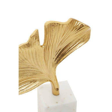 Mirano Gold Ginkgo Sculpture