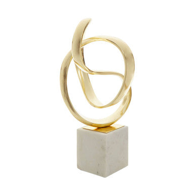 Mirano Gold Knot Sculpture