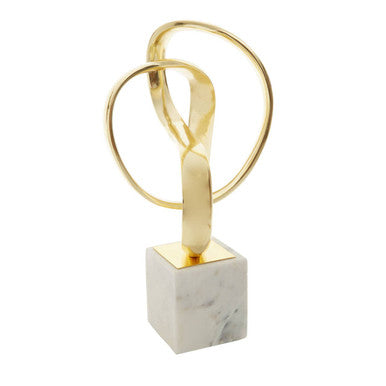 Mirano Gold Knot Sculpture