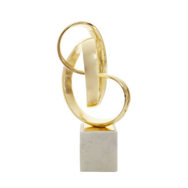 Mirano Gold Knot Sculpture
