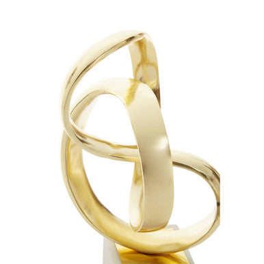 Mirano Gold Knot Sculpture