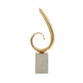 Mirano Gold Curl Sculpture