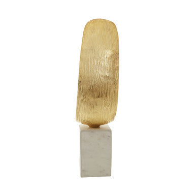 Mirano Gold Curl Sculpture