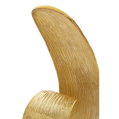 Mirano Gold Curl Sculpture
