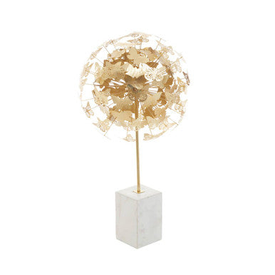 Mirano Gold Butterfly Sculpture