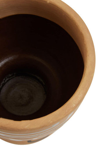 Barren Hand Painted Earthenware Plant Pot