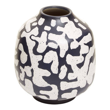 Tundra Earthenware Ceramic White Vase