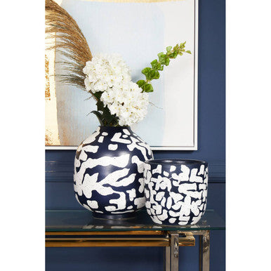 Tundra Earthenware Ceramic White Vase