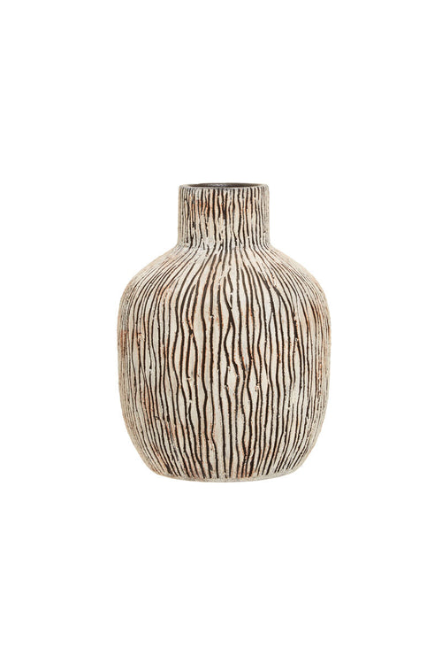 Arid Earthenware Black Vase