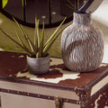 Arid Earthenware Black Vase