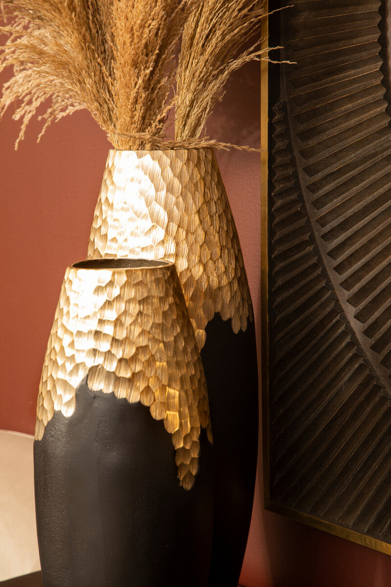 Daito Small Black & Gold Vase
