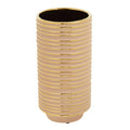 Haldis Blush Pink & Gold Small Ceramic Vase
