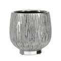 Hesper Small Silver Ceramic Plant Pot