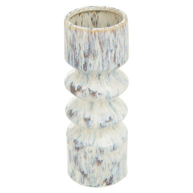 Shai Large Stoneware Beige Contemporary Vase
