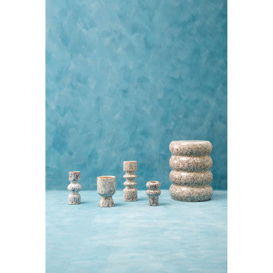 Shai Large Stoneware Beige Contemporary Vase