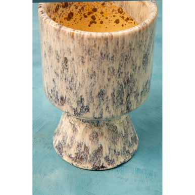 Shai Large Stoneware Beige Planter