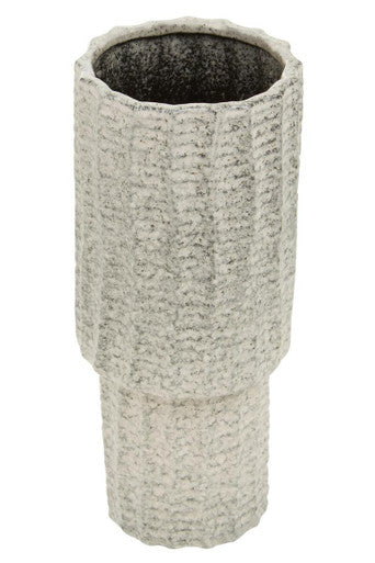 Soraya Large White Modern Vase