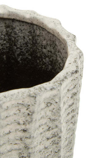 Soraya Large White Modern Vase