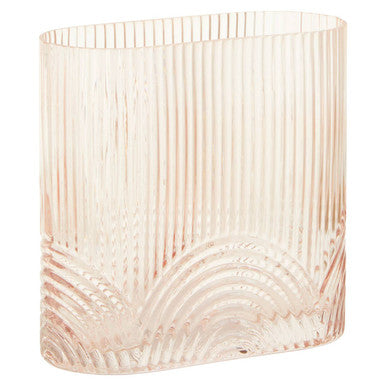 Bardi Large Pink Glass Vase