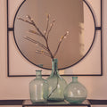 Bexley Blue Small Bottle Neck Recycled Glass Vase
