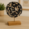 Seraya Small Teak Black Sculpture