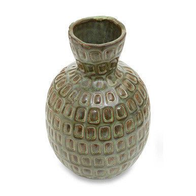 Yana Small Ceramic Brown Vase