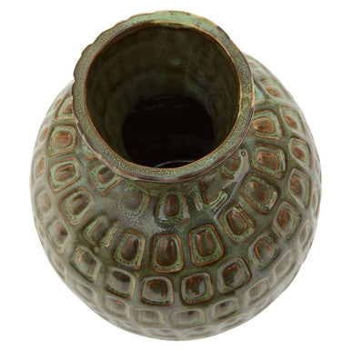 Yana Small Ceramic Brown Vase