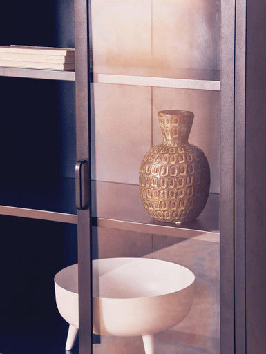 Yana Small Ceramic Brown Vase