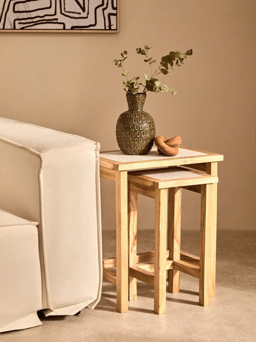 Yana Small Ceramic Brown Vase