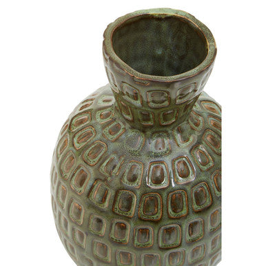 Yana Small Ceramic Brown Vase