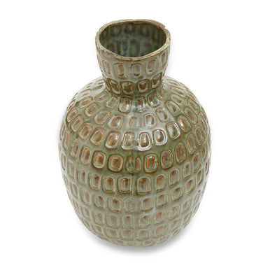 Yana Large Linen Natural Modern Vase