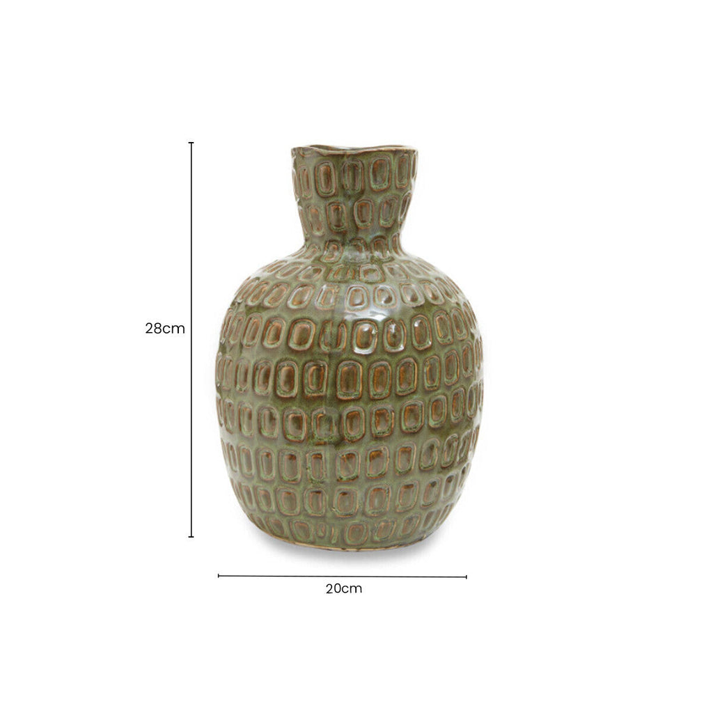 Yana Large Linen Natural Modern Vase