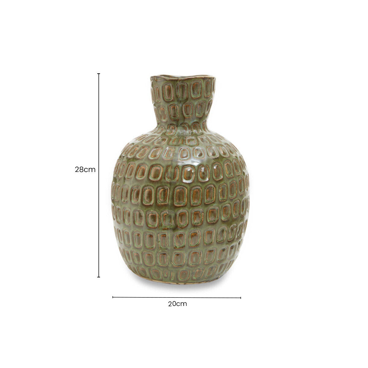 Yana Large Linen Natural Modern Vase
