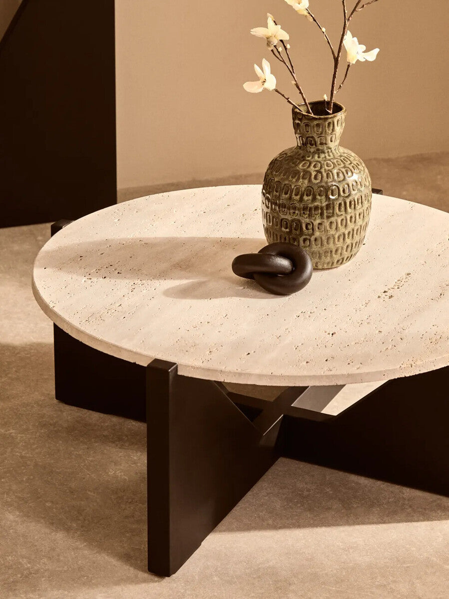 Yana Large Linen Natural Modern Vase