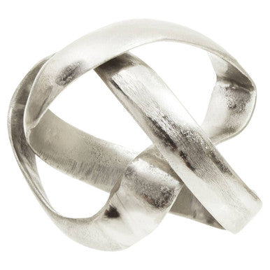 Prato Silver Knot Sculpture