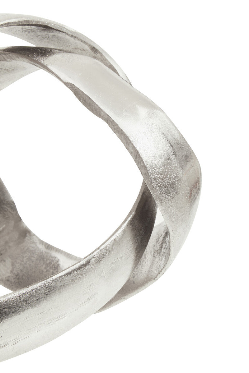 Prato Silver Knot Sculpture