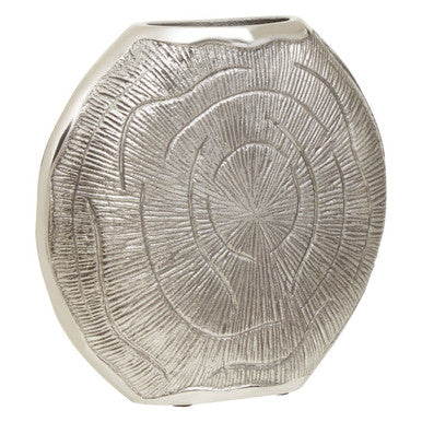 Silva Small Oak Silver Vase