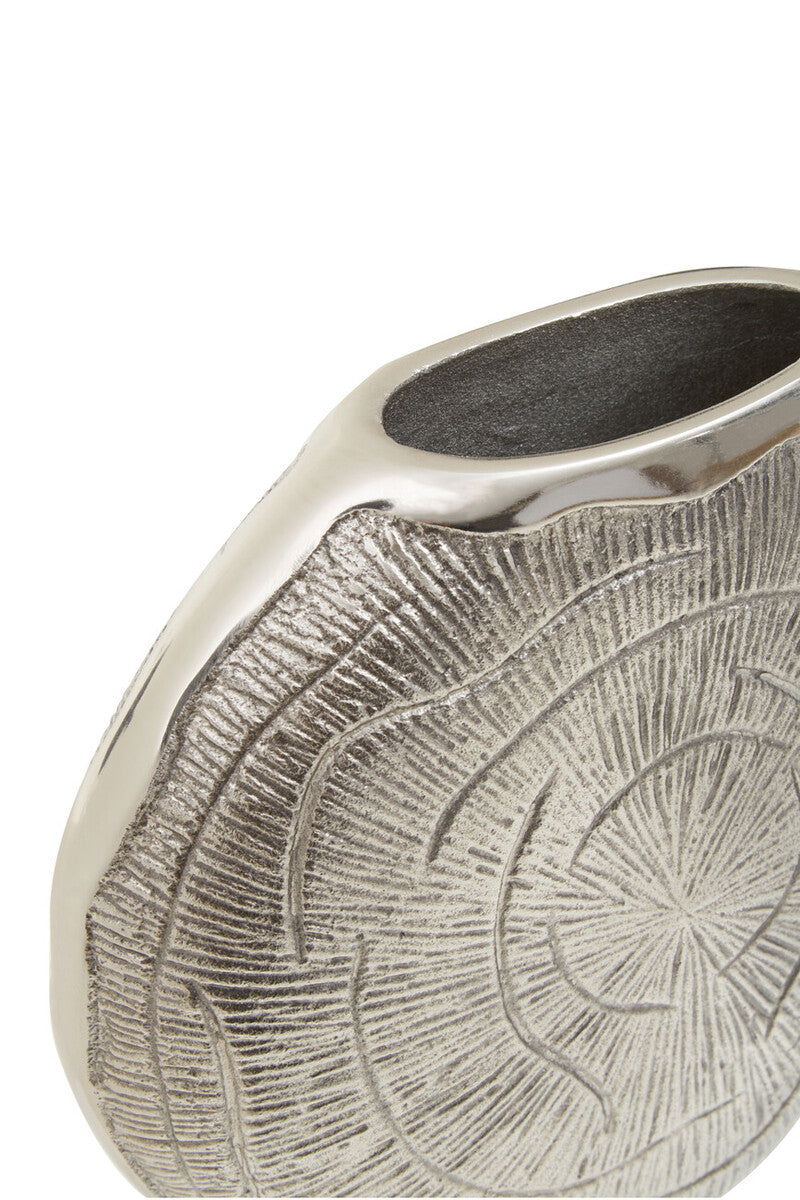 Silva Small Oak Silver Vase