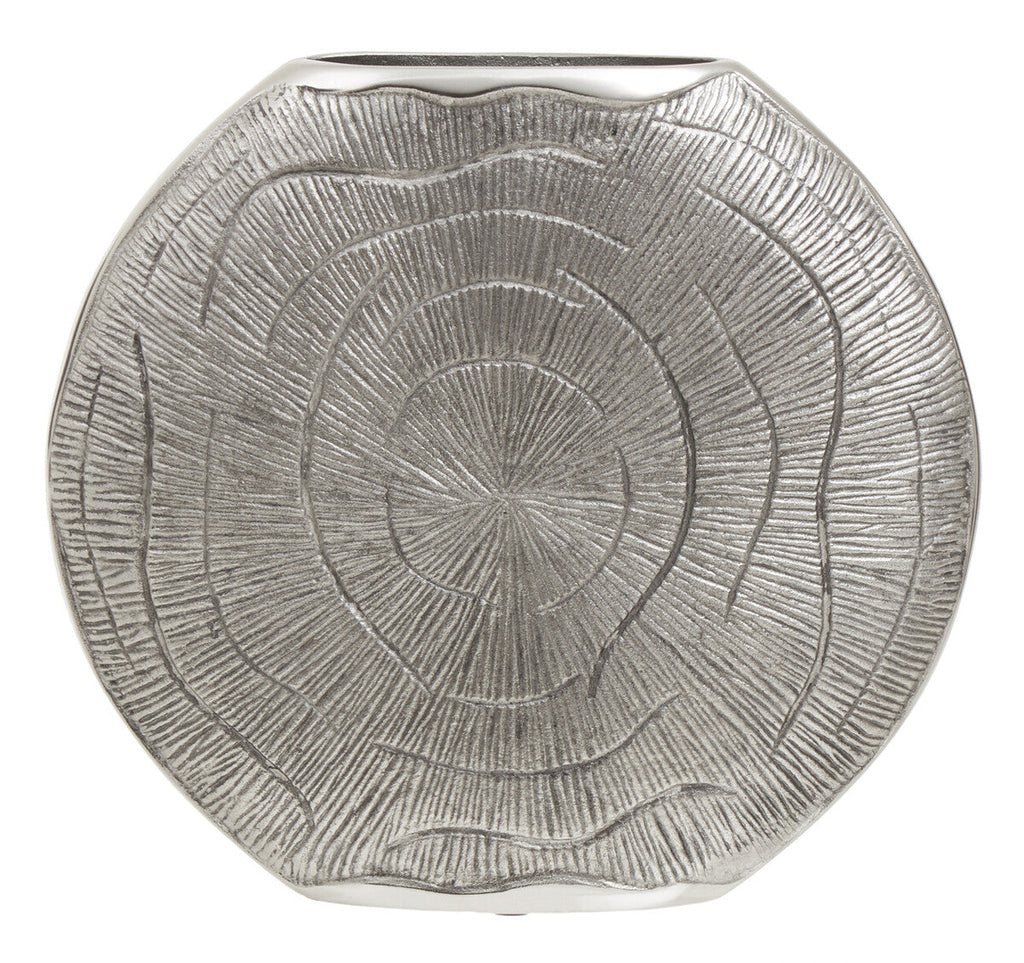 Silva Large Oak Silver Vase