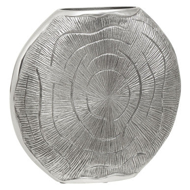Silva Large Oak Silver Vase