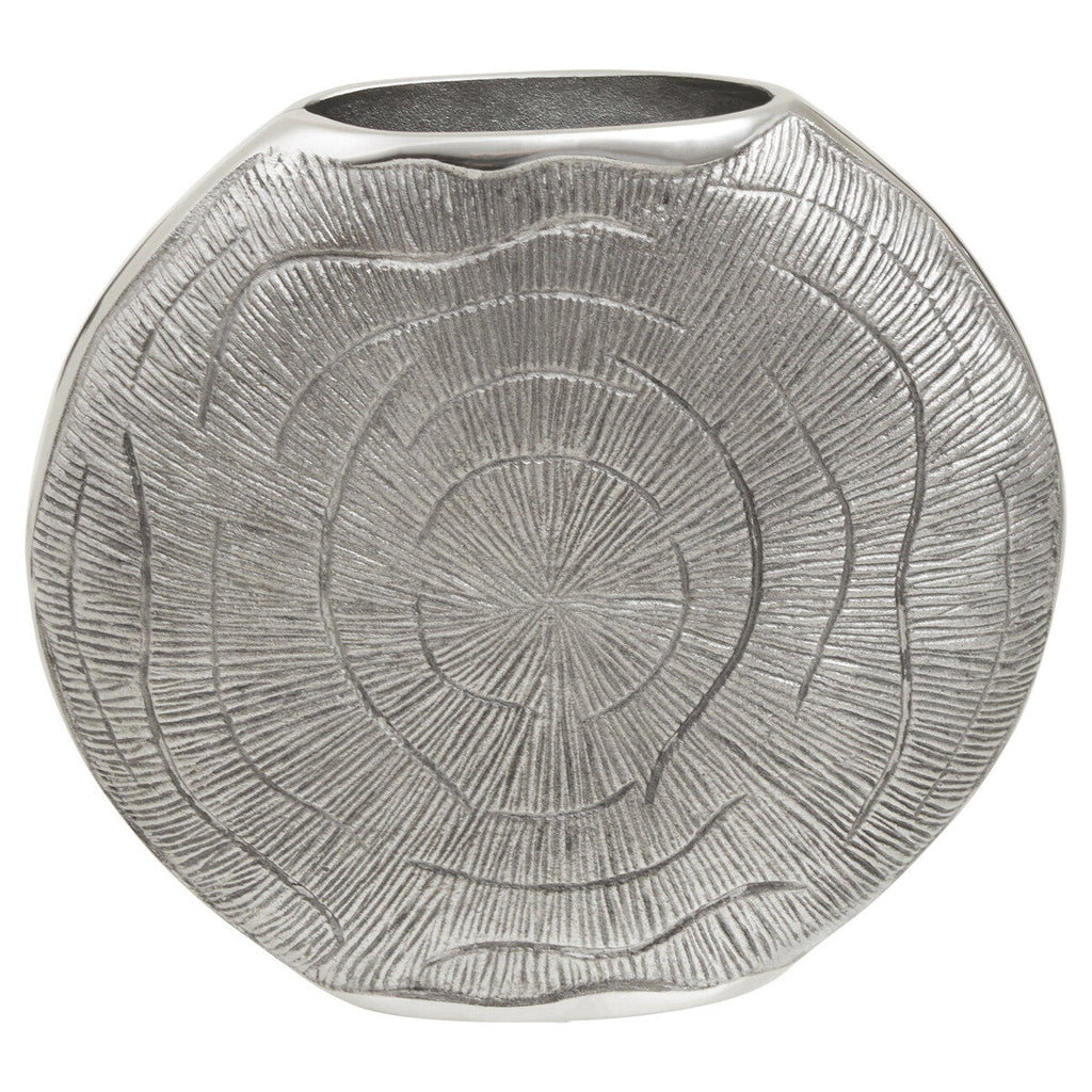 Silva Large Oak Silver Vase